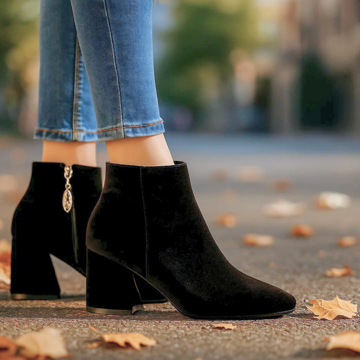 VALENTINA VELVET BOOTS