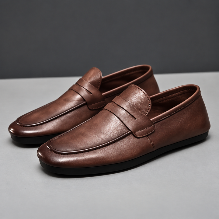 SATORI LEATHER LOAFERS