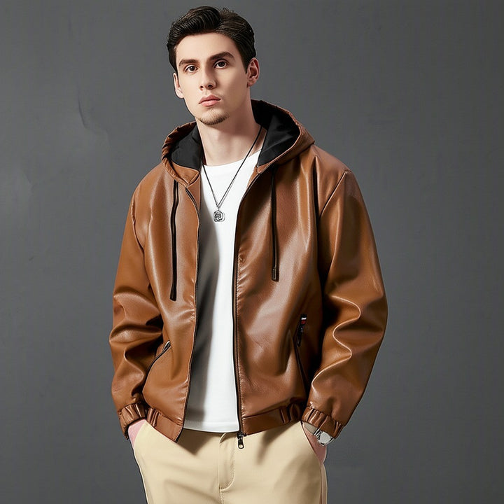 STERLING HEIGHTS LEATHER JACKET