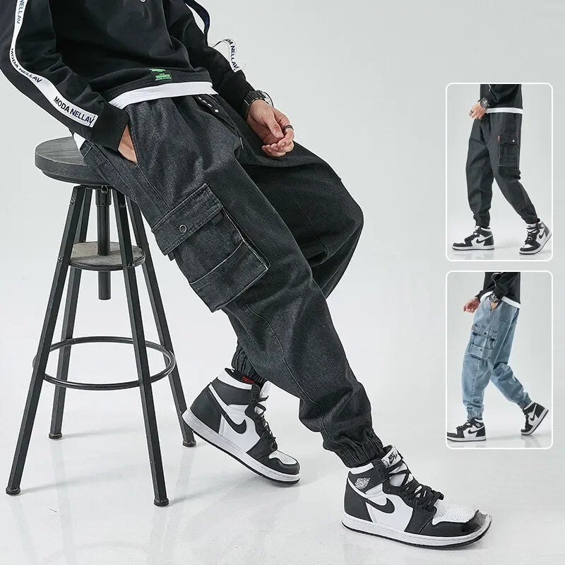 KINGSWAY CARGO DENIM JOGGERS