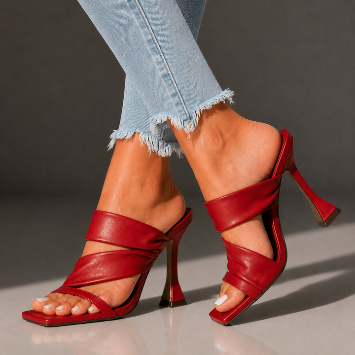SERENA VALE STRAP HEELS