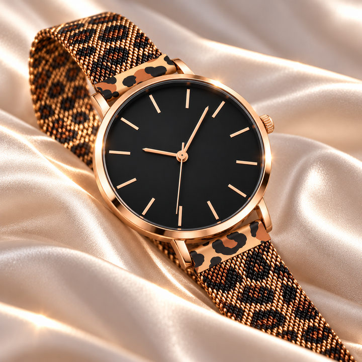SAVANNAH ROSE LEOPARD WATCH