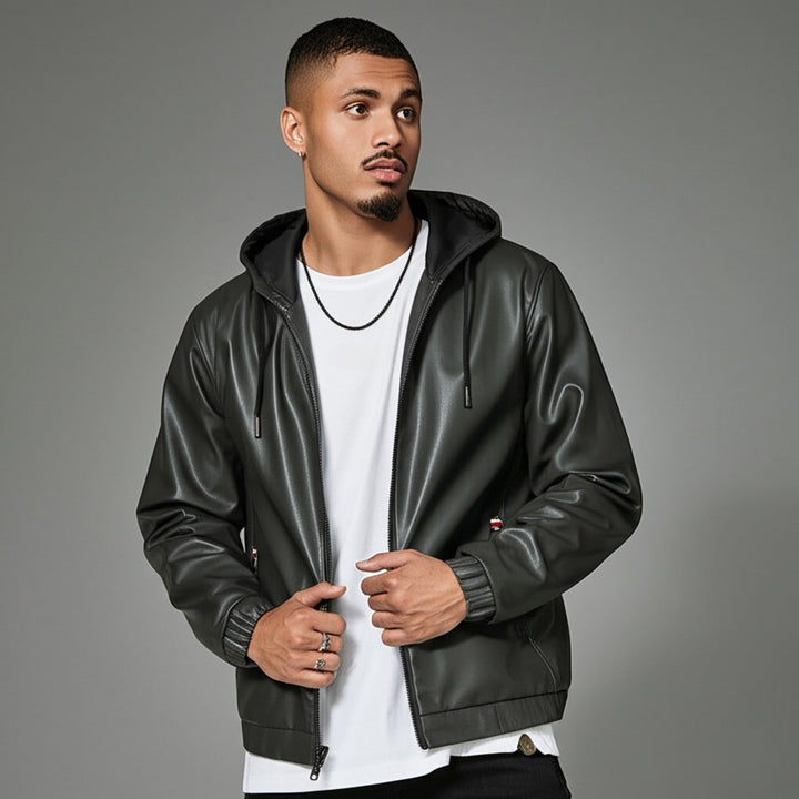 STERLING HEIGHTS LEATHER JACKET