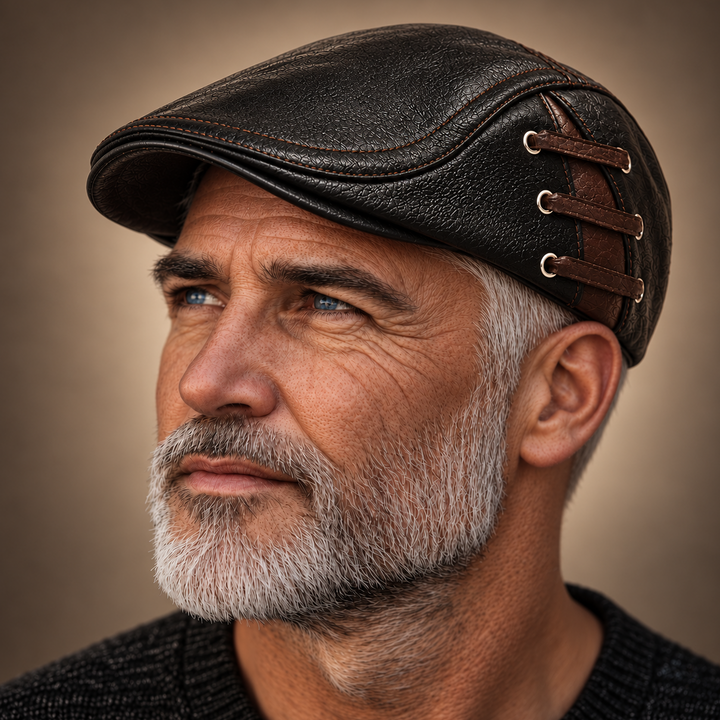 ROWAN LEATHER DRIVING CAP