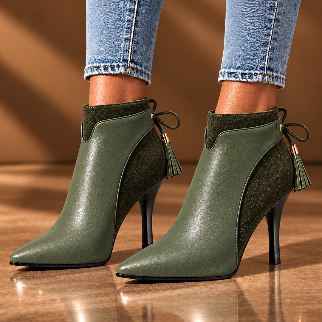 GIA MONROE TASSEL BOOTS