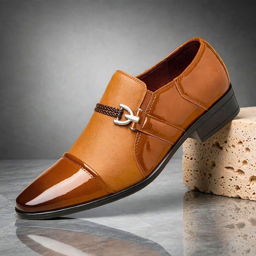 DANTE SANTORI LEATHER LOAFERS