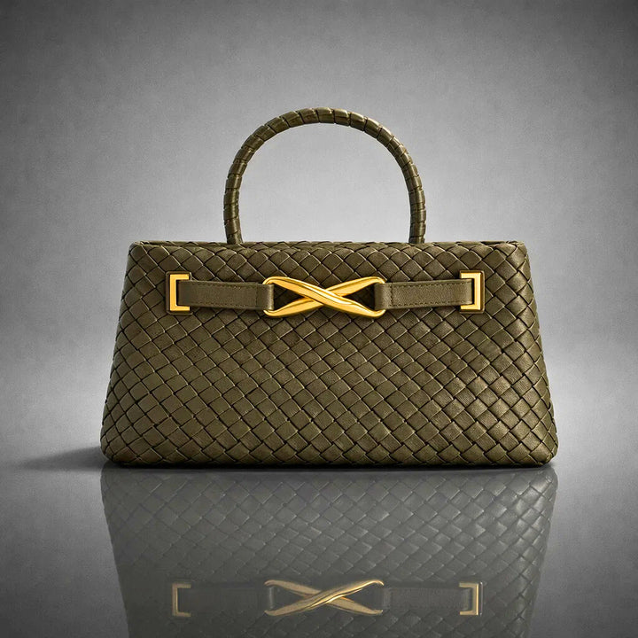 CAMILLE WOVEN SATCHEL