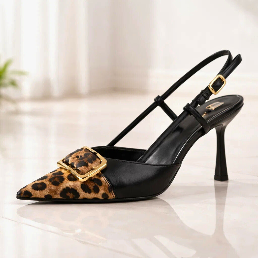JADA MARIE LEOPARD HEELS