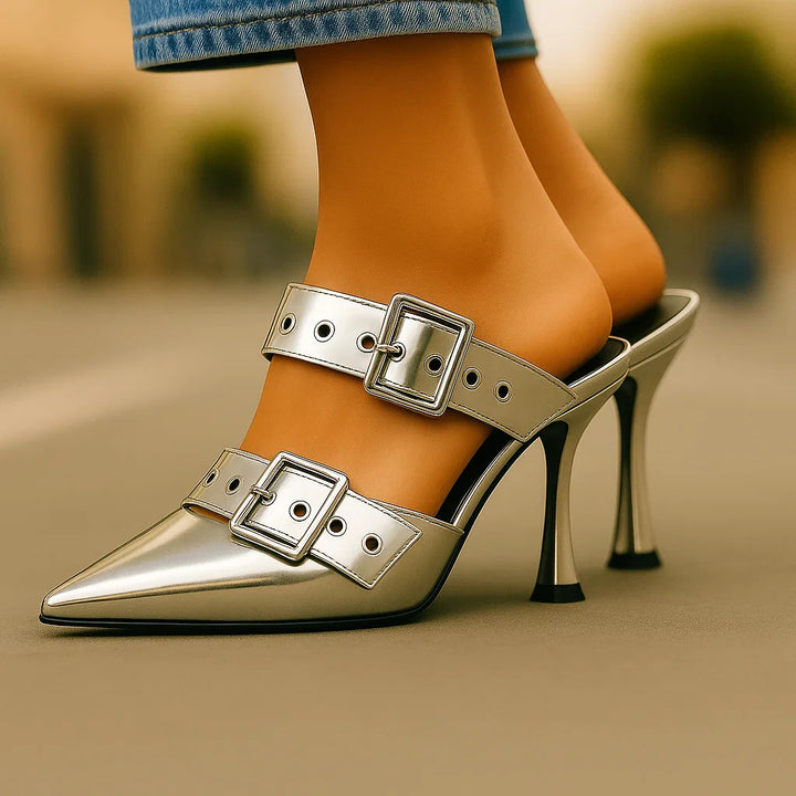 RAVYN RAE BUCKLE HEELS