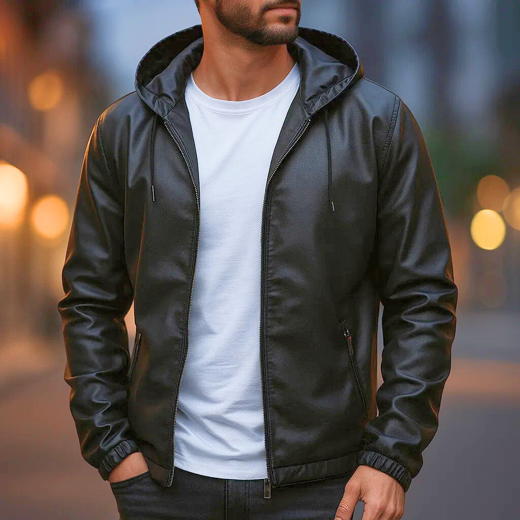 STERLING HEIGHTS LEATHER JACKET