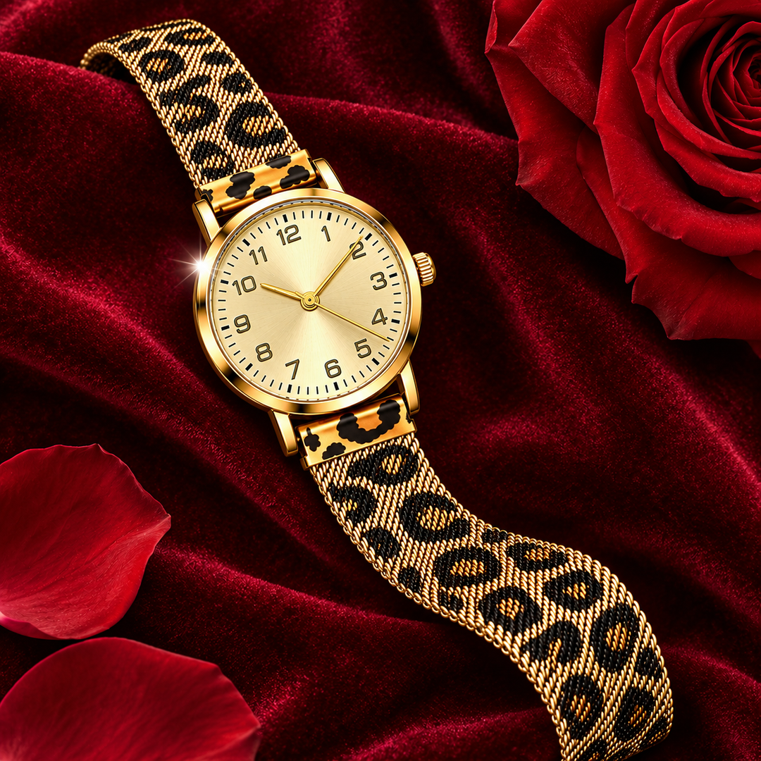 SAVANNAH ROSE LEOPARD WATCH