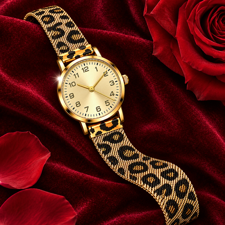 SAVANNAH ROSE LEOPARD WATCH