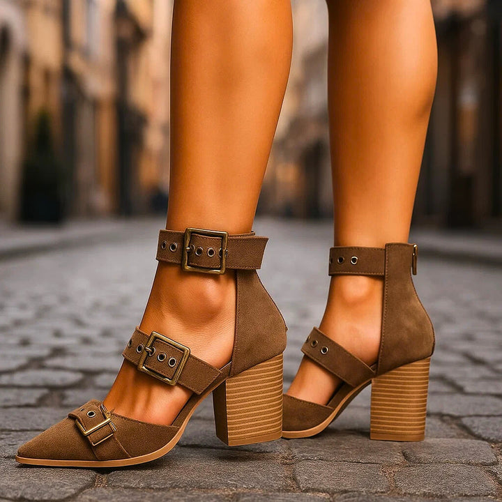 RAVYN RAE SUEDE HEELS
