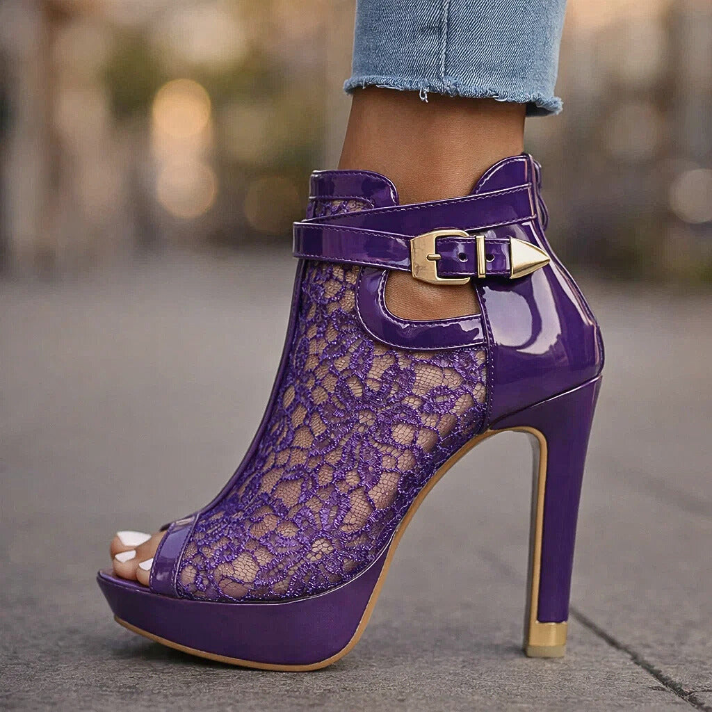 LILIANA LACE HEELS