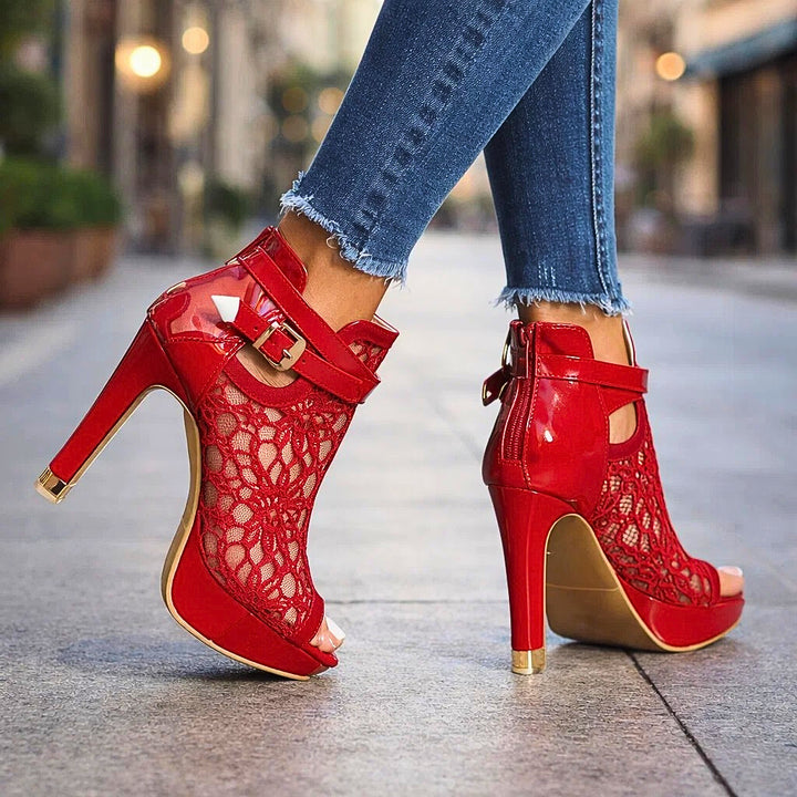LILIANA LACE HEELS