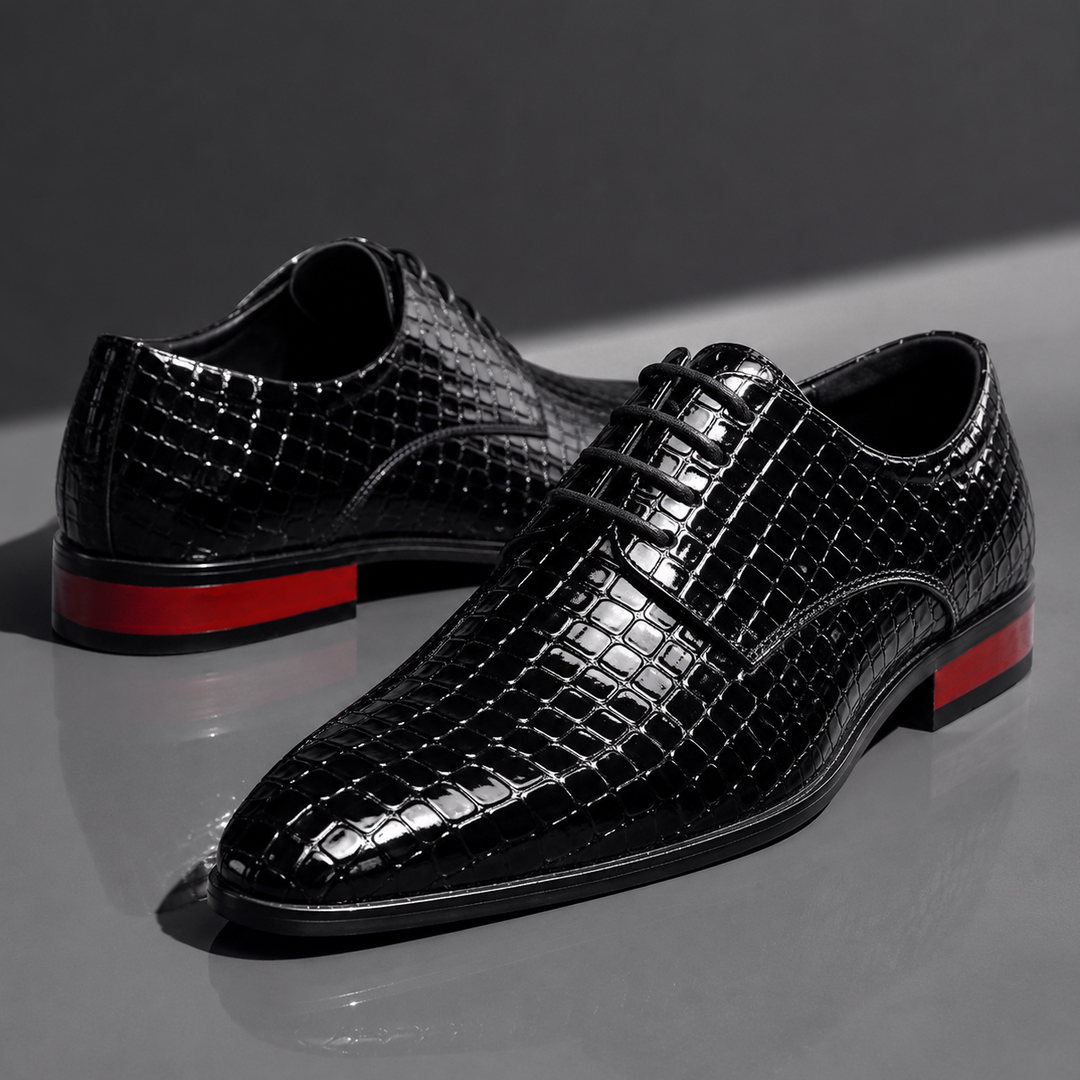 SANTORI CROC OXFORDS