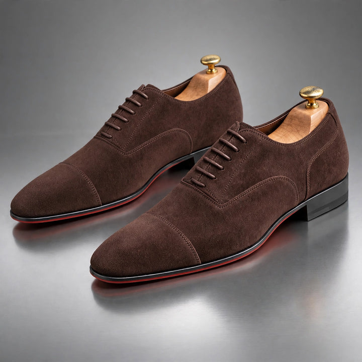 MORETTI SIGNATURE SUEDE OXFORDS