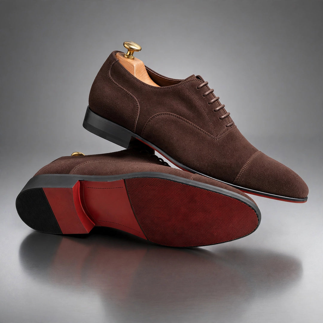MORETTI SIGNATURE SUEDE OXFORDS
