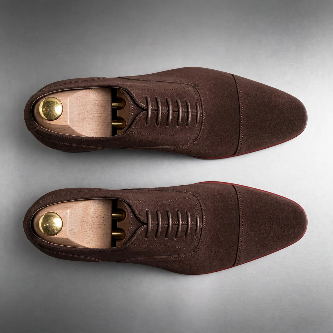 MORETTI SIGNATURE SUEDE OXFORDS