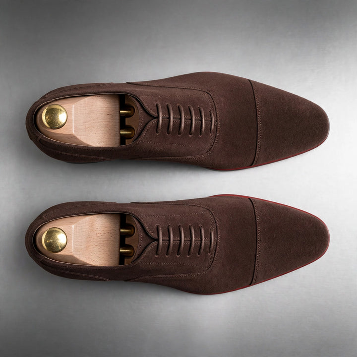 MORETTI SIGNATURE SUEDE OXFORDS