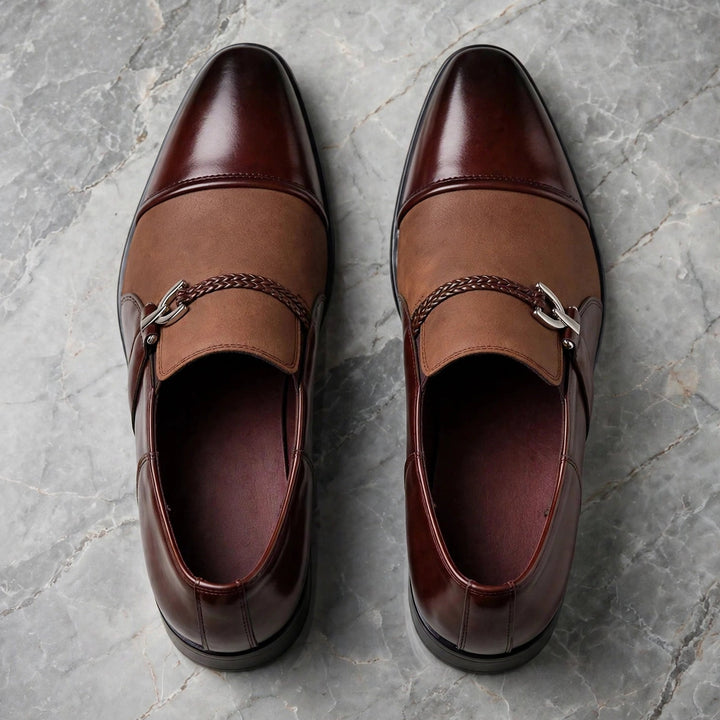 DANTE SANTORI LEATHER LOAFERS