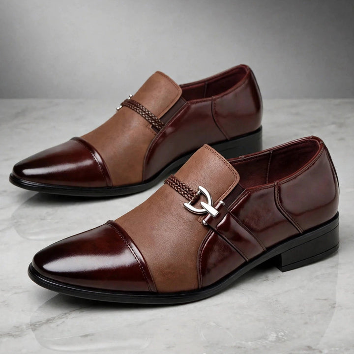 DANTE SANTORI LEATHER LOAFERS