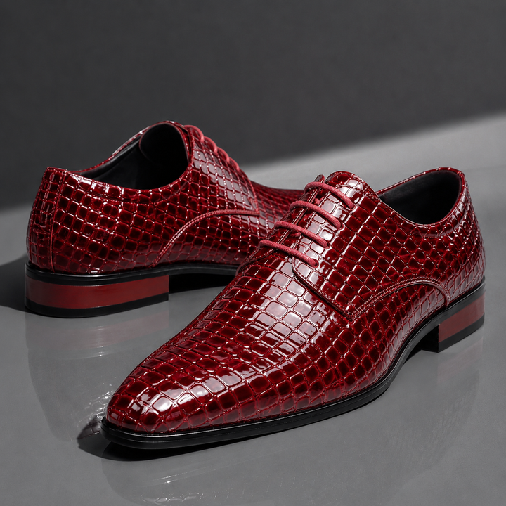 SANTORI CROC OXFORDS