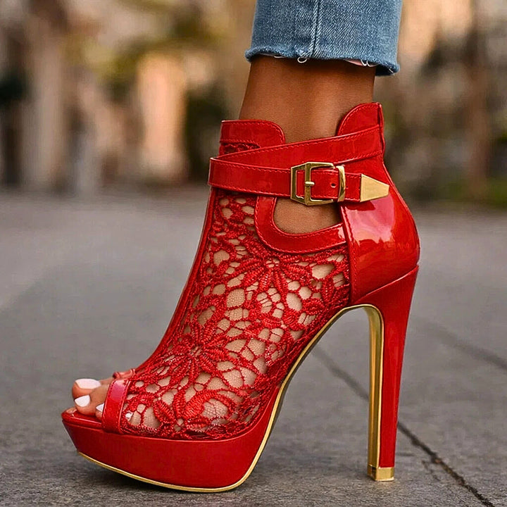 LILIANA LACE HEELS