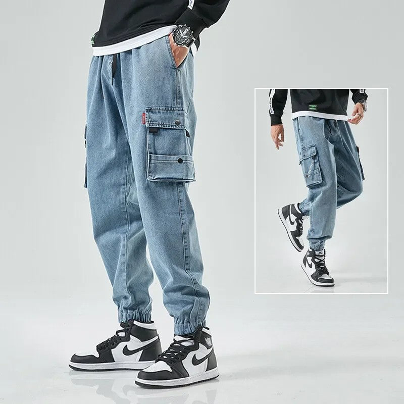KINGSWAY CARGO DENIM JOGGERS