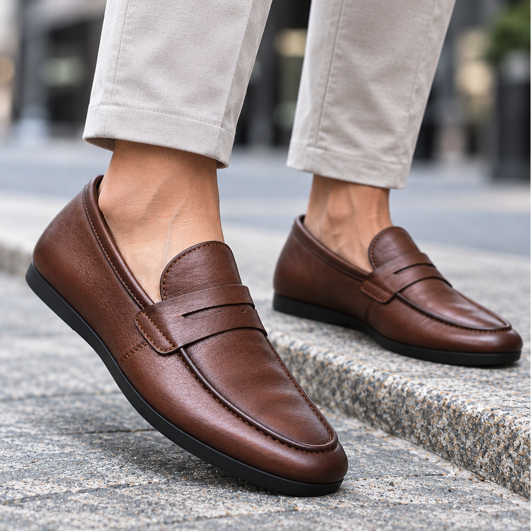 SATORI LEATHER LOAFERS