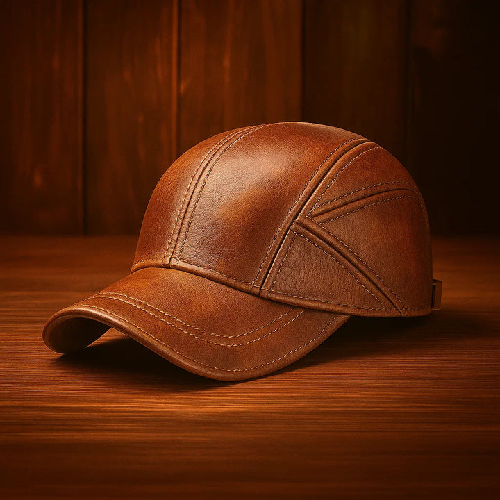 BOROUGH PARK LEATHER CAP