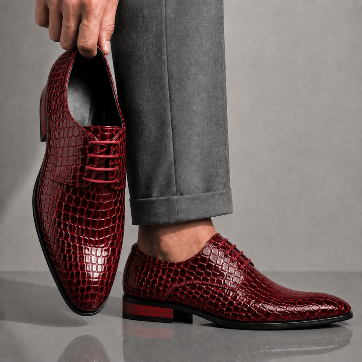 SANTORI CROC OXFORDS