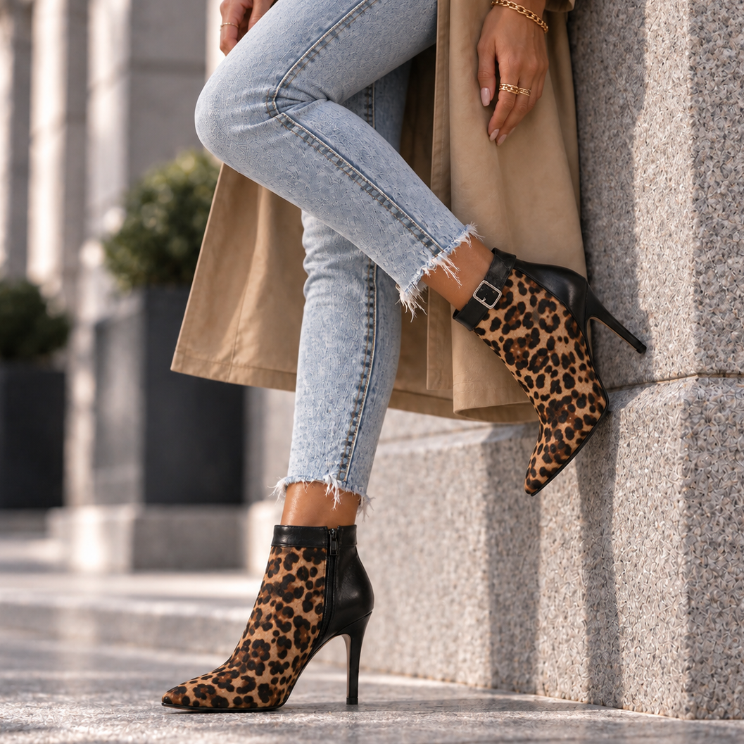 LANEY LEOPARD HEELS