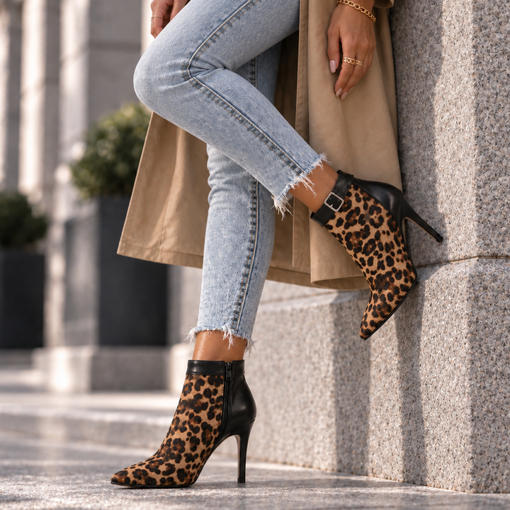 LANEY LEOPARD HEELS