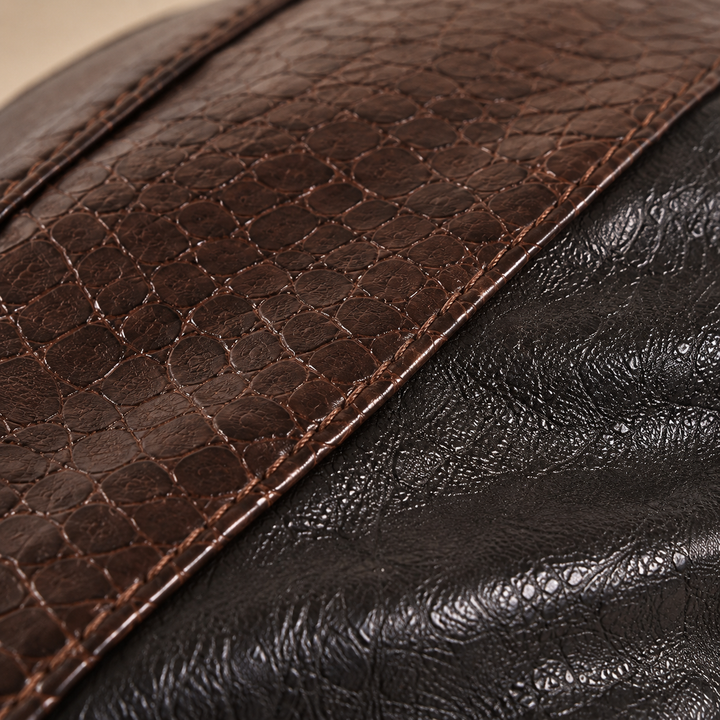 LORENZO LEATHER DRIVING CAP