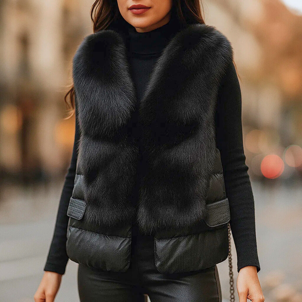 FIFTH & FUR DOWN VEST