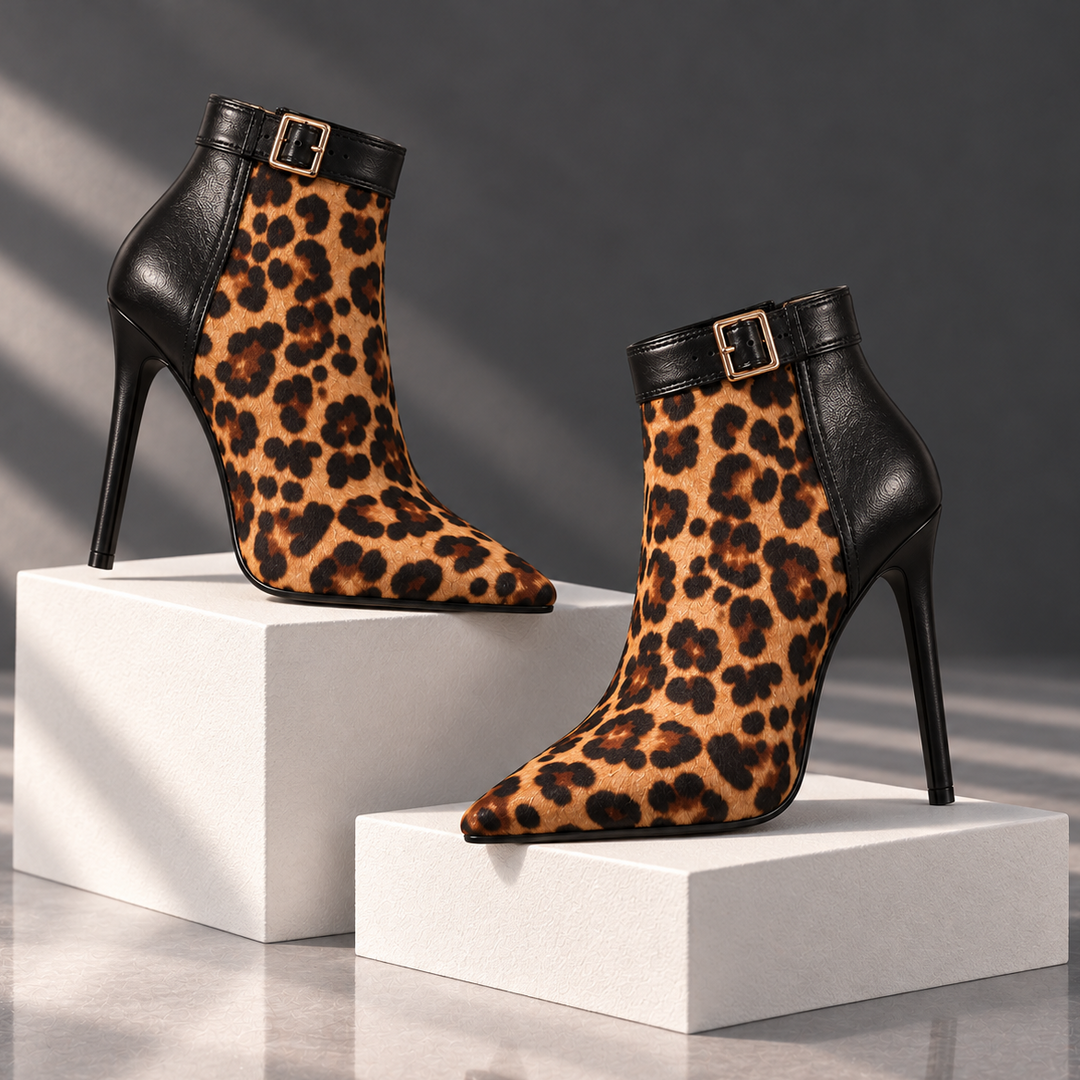 LANEY LEOPARD HEELS