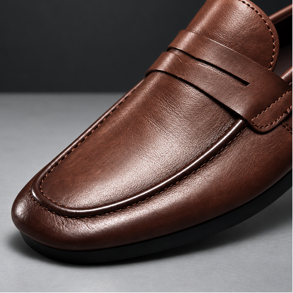 SATORI LEATHER LOAFERS
