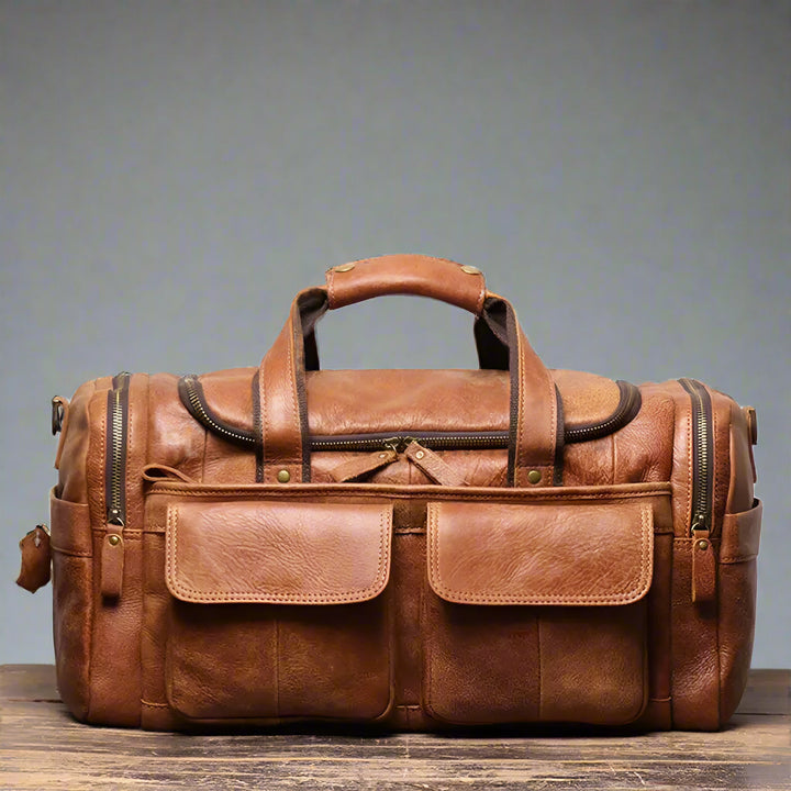 RONAN VALE™ GENUINE LEATHER DUFFLE BAG