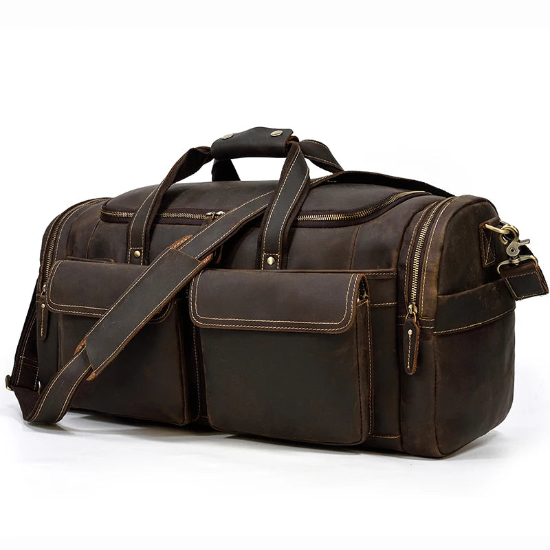 RONAN VALE™ GENUINE LEATHER DUFFLE BAG