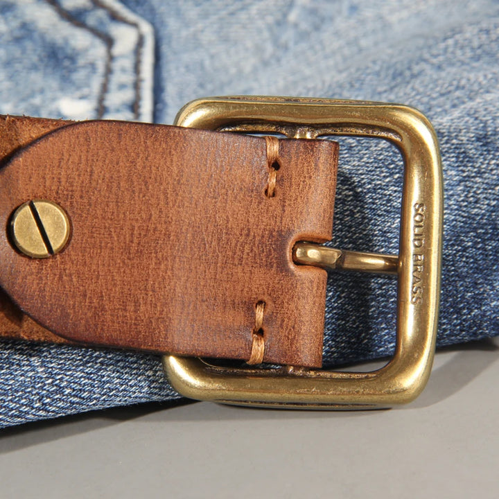 WEXLEY BRASS BUCKLE BELT