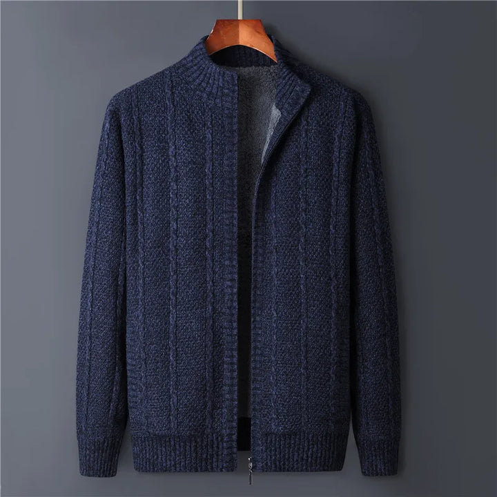 EVERTON WOOL ZIP CARDIGAN