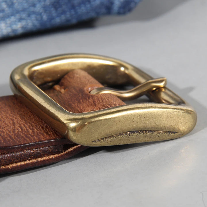 WEXLEY BRASS BUCKLE BELT