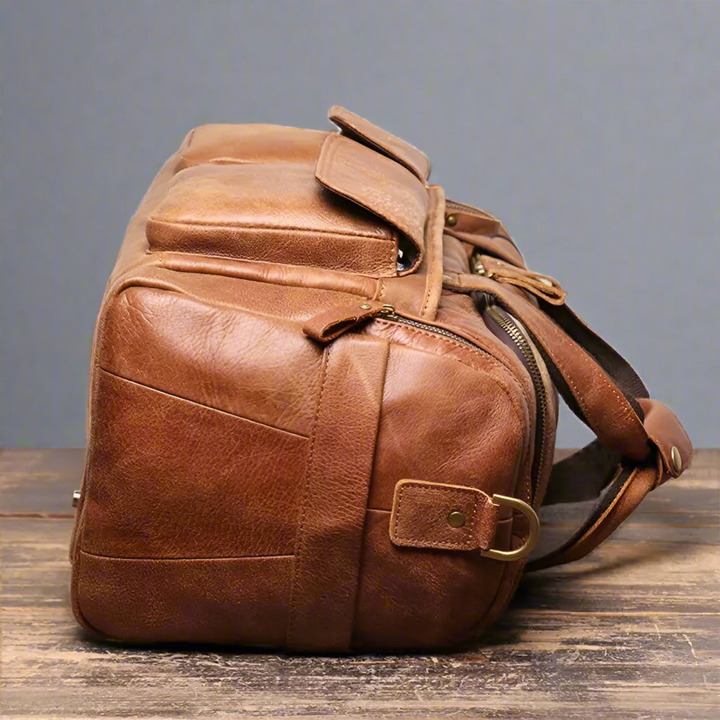 RONAN VALE™ GENUINE LEATHER DUFFLE BAG