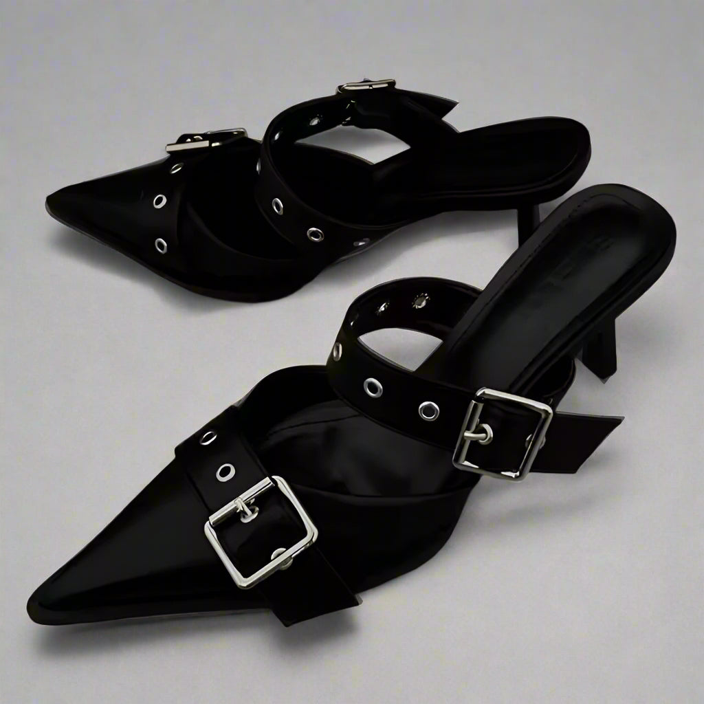 RAVYN RAE BUCKLE HEELS