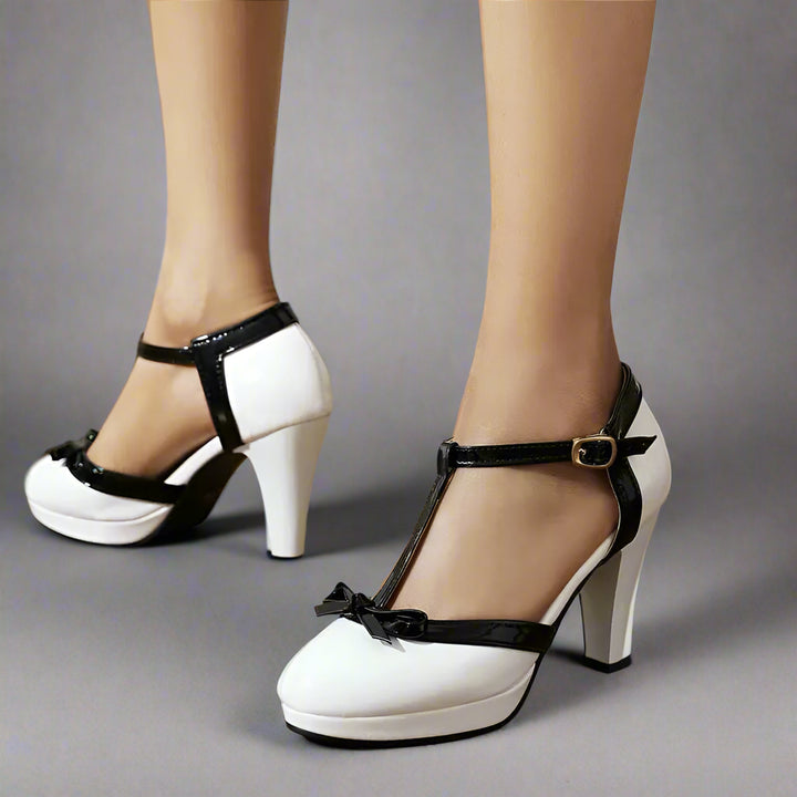 BELLA BOW-TIE HEELS