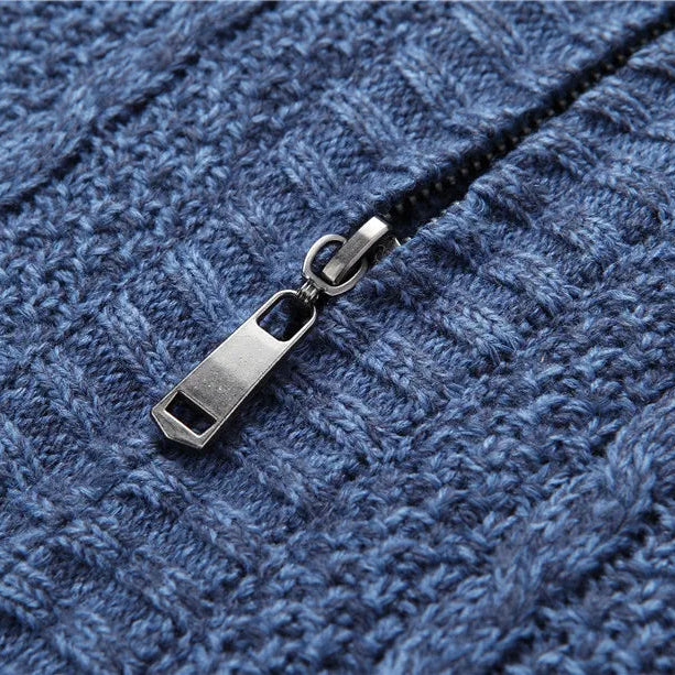 EVERTON WOOL ZIP CARDIGAN