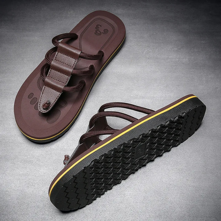 PIERWAY ACTIVEFOAM LEATHER SANDALS