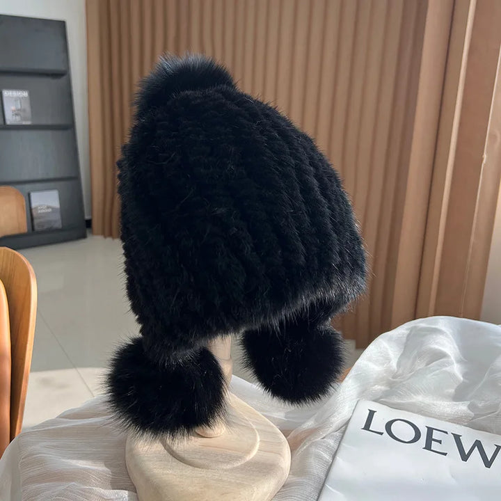 SORAYA MINK FUR BEANIE