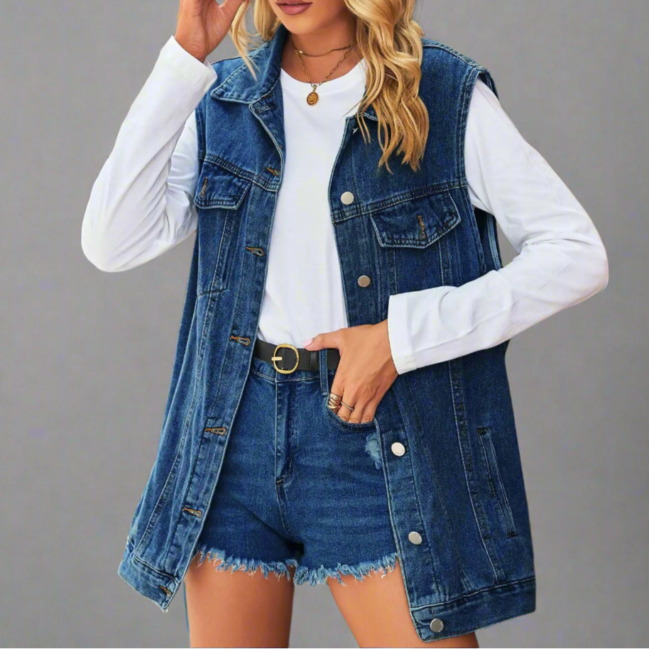 HARLOWE DENIM VEST